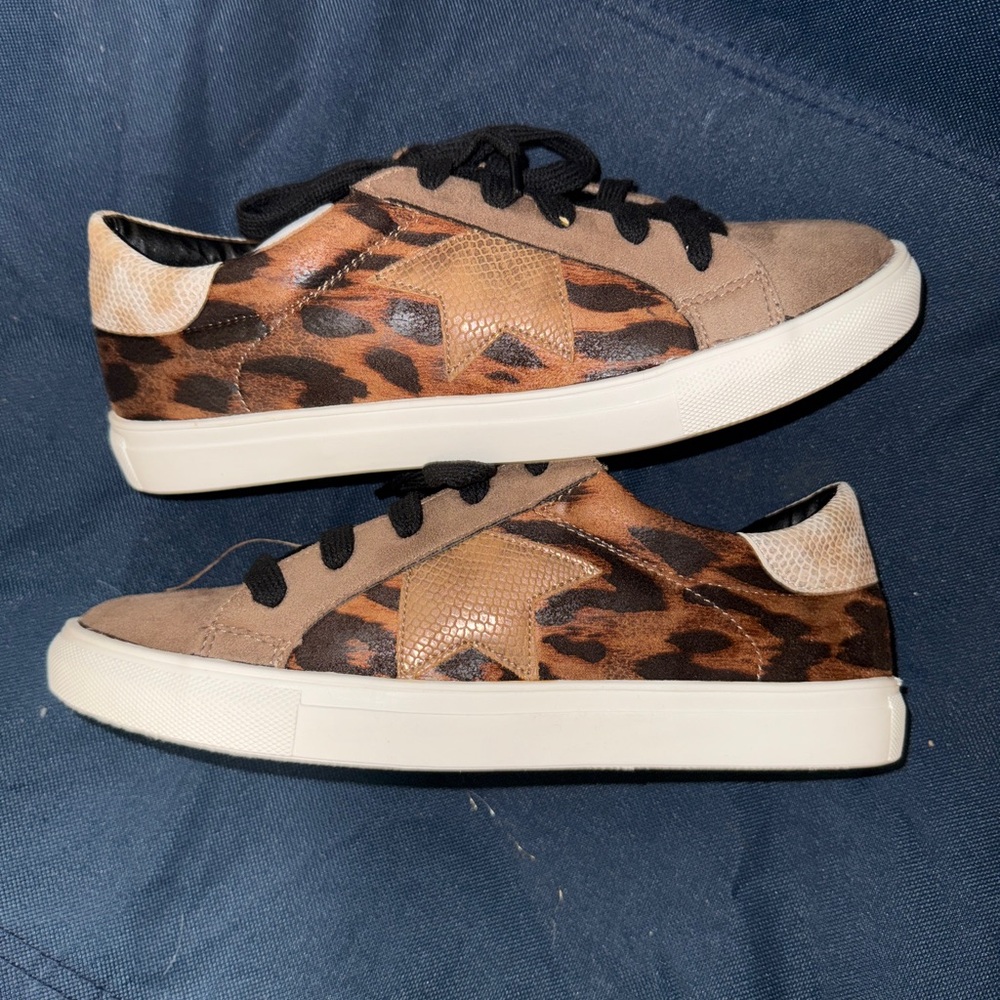 Leopard Print Women's Sneakers